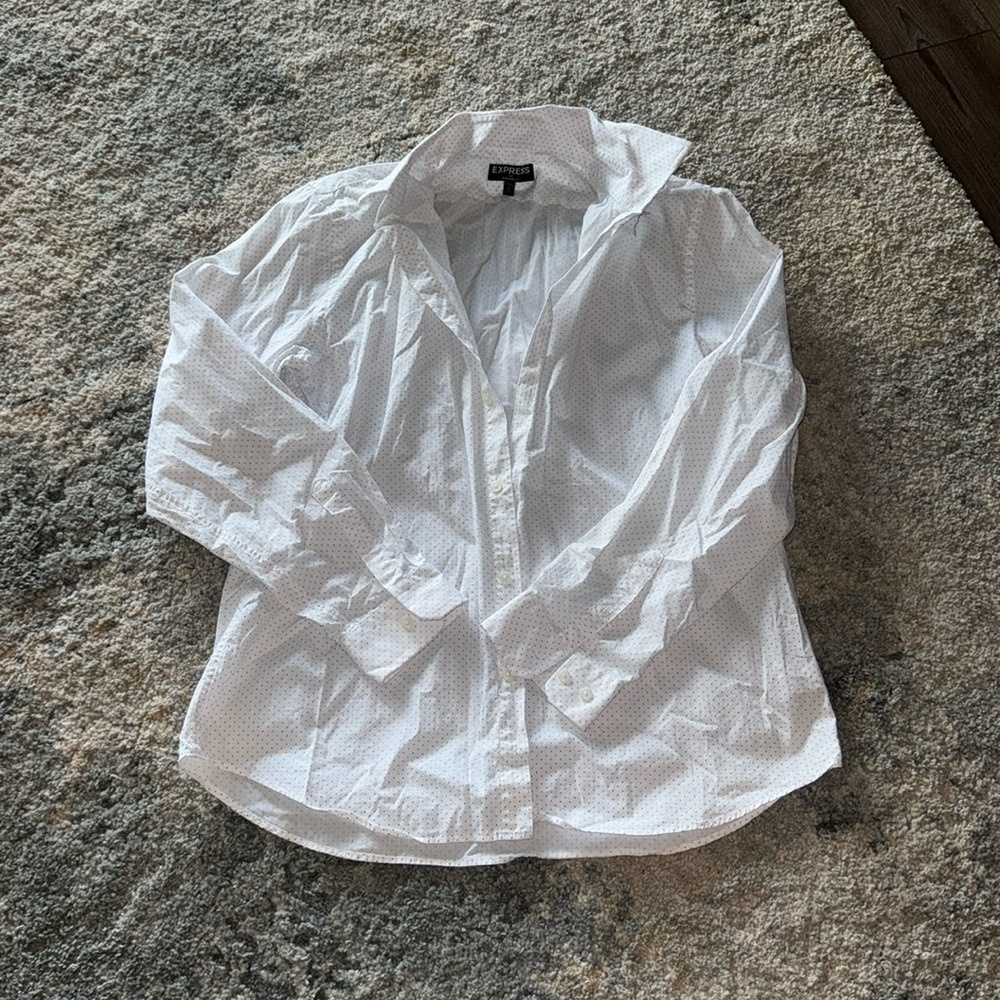 EUC Mens Express Long-sleeve Button-up Modern Fit - Large
